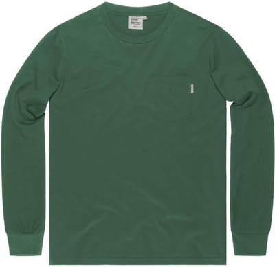 Vintage Industries Lon-gsleeve Grant Pocket T-shirt Lon-gsleeve Bright Green