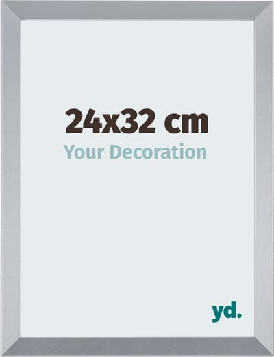Your Decoration - Fotolijst 24x32 cm - MDF - Zilver Glans - Catania