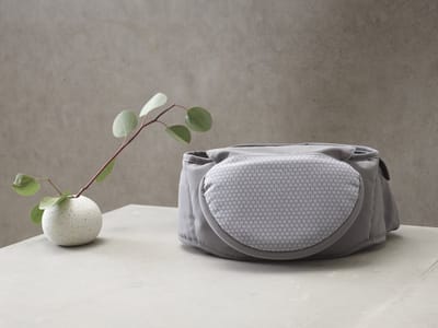 Bebefit Light Opvouwbare Heupdrager - Baby Heupzitje met Opbergvak - Grijs