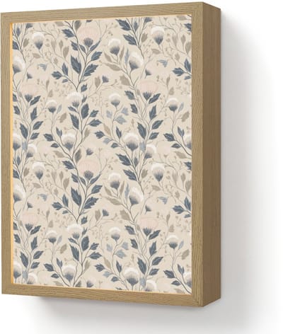 Wandlamp 30x40 cm - Oplaadbaar - Klassiek - Botanisch - Kleurrijk - Wandlampen binnen woonkamer - Slaapkamer lamp - Decoratieve nachtlamp - Vloerlamp draadloos