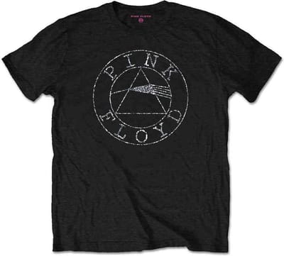 Pink Floyd - Circle Logo Heren T-shirt - S - Zwart