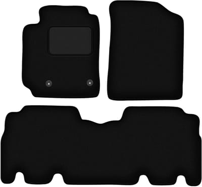 Zwarte veloursmatten voor: Toyota Yaris Verso minivan (1999-2005)
