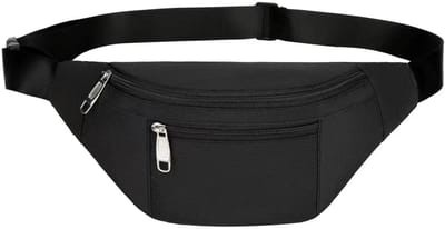 Heuptas - Waterdichte Nylon Polyester Heuptas voor Sport, Reizen en Dagelijks Gebruik - Zwart