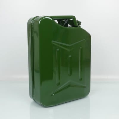 20l metalen jerrycan brandstof voor auto 4x4 motorbike quad nieuw