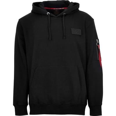 Hoodie Alpha Industries Red Stripe