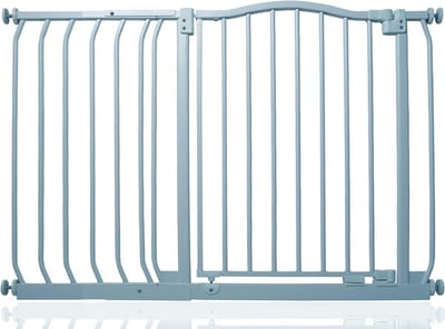 Safetots Klemhekje met Gebogen Bovenkant, 107cm - 116cm, Mat Grijs