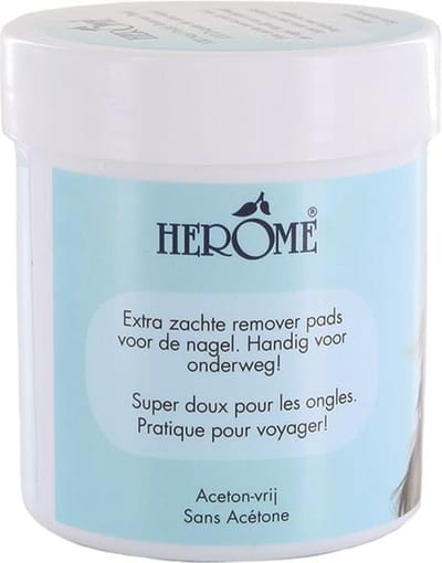 Herome Nagellak Remover Pads Nagelverzorging Zonder Aceton - Veilig Verwijderen van Nagellak - 100 Pads