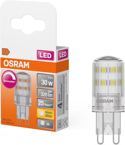 Dimbare G9 LED Lamp 3W - Vervanging voor 30W - Helder, Warm Wit 2700K - 1-Pack