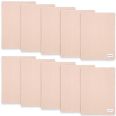 Set spuugdoeken voor baby's - pak van 10 - groot, 6-laags, ultra absorberend 100% katoen - zacht en praktisch voor newborns