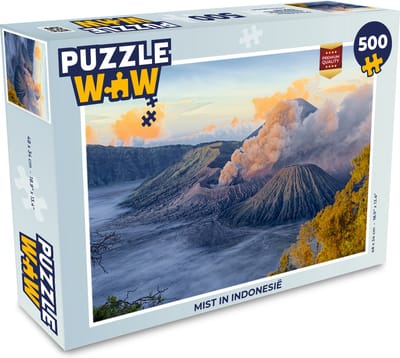Puzzel Mist in Indonesië - Legpuzzel - Puzzel 500 stukjes