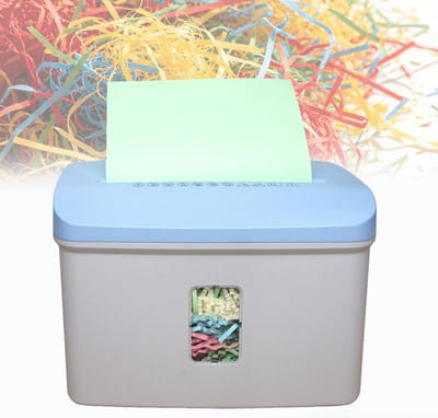 Papierversnipperaar - Snijmachine - Verpakkingsmateriaal Maken - Automatische Start Stop - 75 L Opvangbak - Blauw