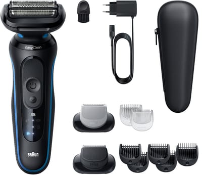 Braun Series 5 52-B1650S scheerapparaat Scheerapparaat met scheerblad Trimmer Blauw