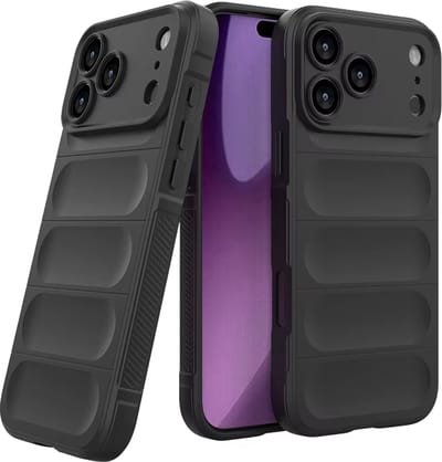 Zachte Siliconen Hoes – Schokbestendige Bumper Telefoonhoes met Lens Bescherming, Achterkant Cover | Geschikt voor iPhone 17 Pro Max / Telefoonhoesje / Shockproof Case / Anti-Kras Hoes