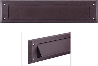 Tochtklep - Bruin - Kunststof - door-line - Binnen Bruin 52.00.035