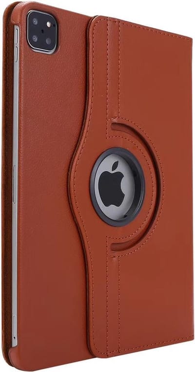 Ipad Pro 11 (2020) hoes Kunstleder Hoesje 360° Draaibare Book Case Bescherm Cover Hoes Bruin