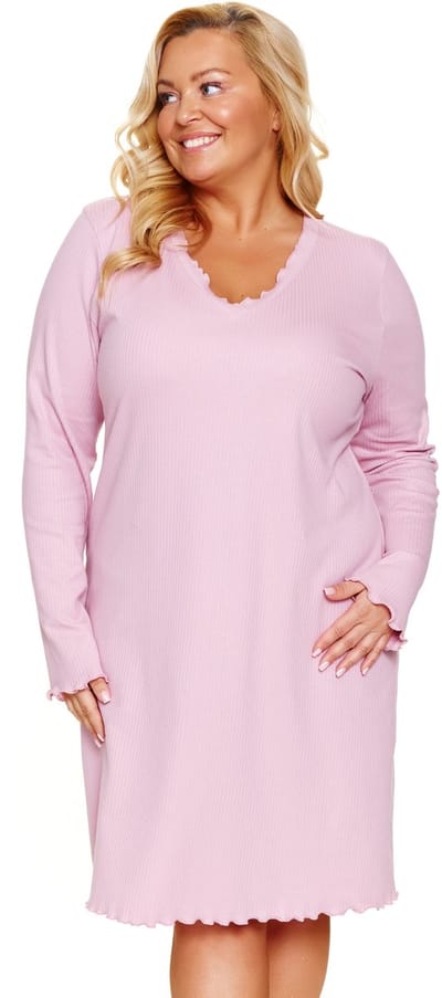 Doctor Nap Katoenen Nachthemd Plus Size Papaya TB.7325 40 / L