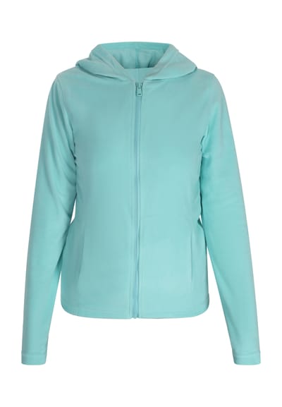 Mymo Fleece jas Dames turkoois
