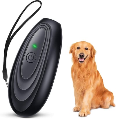 Ultrasone Hond Blafstopper, Draagbare Oplossing voor Blafgedrag, Oplaadbare Trainingshulp voor Kleine, Middelgrote en Grote Honden met LED Indicator en Veiligheidsfuncties