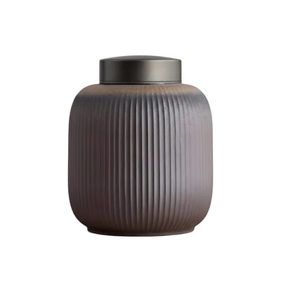 Artic Oasis Urn (L) – 1300 ml / 1.3 Liter – Brons – Crematie Urn voor As Volwassenen – Hoogwaardig Keramiek – Voor Huisdieren of Menselijk As – Urn Hond – Urn Kat – Crematie As – Unieke Urn