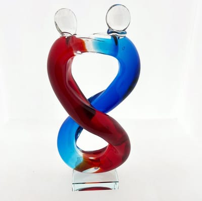 AL - Decoratie Glas - Mens - 31 x 15 cm
