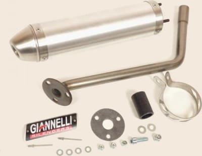 uitlaatdemper giannelli voor motor peugeot 50 xp6 top road 2006 tot 2011 nieuw