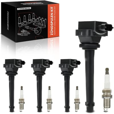 Frankberg 4x Bougie+4x Bougie voor Nissan Micra II K11 10L 14L