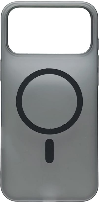 Casemania Hoesje Geschikt voor Apple iPhone 17 Pro Max - Zwart - Frosted Matte Hardcase Geschikt voor MagSafe - Slim Fit Anti-Fingerprint Back Cover - Draadloos Oplaadbare Telefoonhoesje