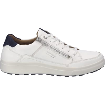 Josef Seibel - MADDOX 07 - Lage sneakersVrije tijdsschoenenHeren sneakers - Kleur: Wit/beige - Maat: 41
