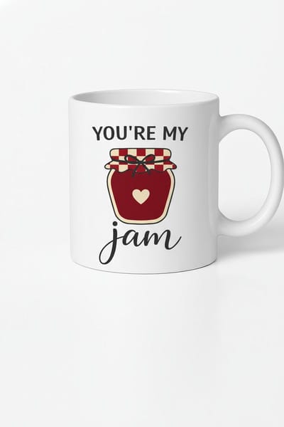Mok 'You're My Jam' - Uniek Liefdescadeau met Jam Pot Design - Koffie & Thee