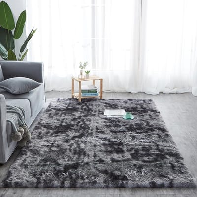 Hoogpolig Tapijt 160x230 cm - Pluizig Woonkamertapijt en Slaapkamer Tapijt in Diverse Kleuren