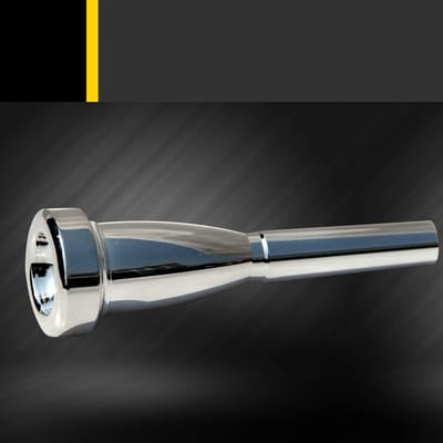 Dailygoods- Trompet Mondstuk Verzilverd - Koper - Vervanging - Geschikt voor Bach/Conn - Comfortabel Gebruik - Robuust Design