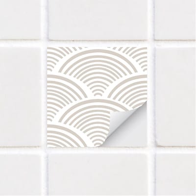 Dailygoods- Wandsticker Waterdicht - Tegelstickers 15x15 cm - Set van 25 - Zelfklevend - Voor Keuken/Badkamer - Eenvoudig te verwijderen