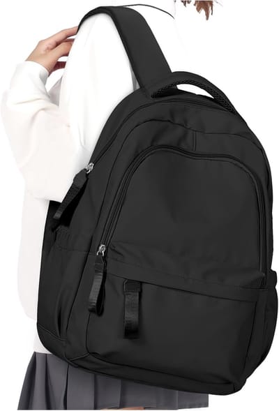 Laptop Rugzak - Schooltas Dagrugzak - Dagelijks Gebruik - Met USB Poort - 14 inch laptop - Zwart