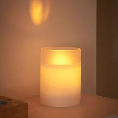 Vlamloze LED Decoratieve Kaars met Timer en Realistische Flikkerende Vlam