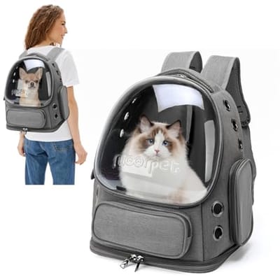 Ventilerende Rugzak voor Honden en Katten - Ruimtelijke Capsule Pet Carrier