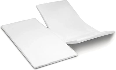 Zavelo Molton Dubbele Split-Topper Hoeslaken - 2-persoons 140x200 cm - 100% Katoen - Wasbaar tot 60 graden - Rondom Elastisch - Matrasbeschermer