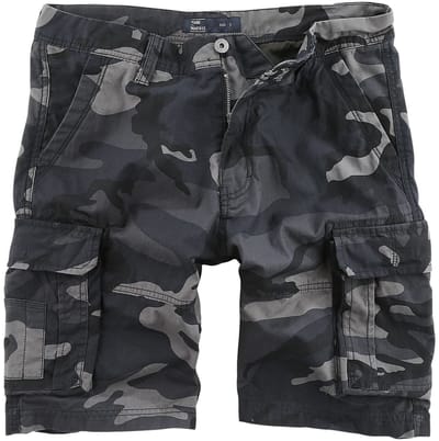 Vintage Industries Rowing Short Korte broek dark camo 3XL Katoen Heren - Basics, Street wear