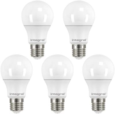 5 Pack - E27 Led Bol Lamp A60 - 4W - 470 LM - 2700K Warm Wit - Dimmable
