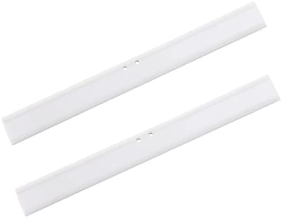 TOVBMUP Vervangstrips - Siliconenstrips - geschikt voor douchewissers - 2 stuks - Wit - 25,5 cm