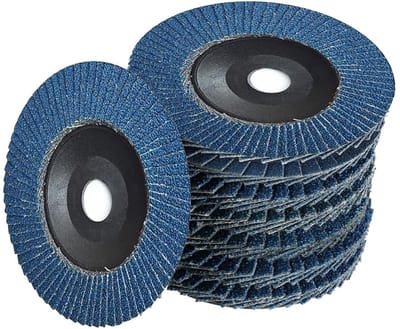 Set van 12 waaierschijven voor metaal, staal en hout - Schijven 40/60/80/120 mm