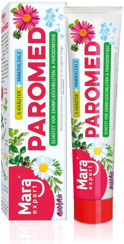 Mara Expert Paromed tandpasta - zout - kruiden - fluoride - 75 ml