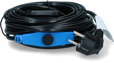 Frostbestendige Verwarmingskabel 8m 128W met Thermostaat voor Waterleidingen Bescherming Tegen Bevriezing Dierenhouderij Betrouwbare Vorstbescherming