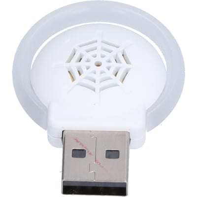 Ultrasone Ongedierteverjager USB 3 Niveaus Intelligente Frequentieconversie Milieubescherming wit