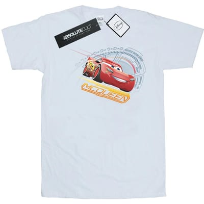 Disney Dames/Dames Cars Bliksem McQueen Katoenen Vriendje T-shirt (Wit)