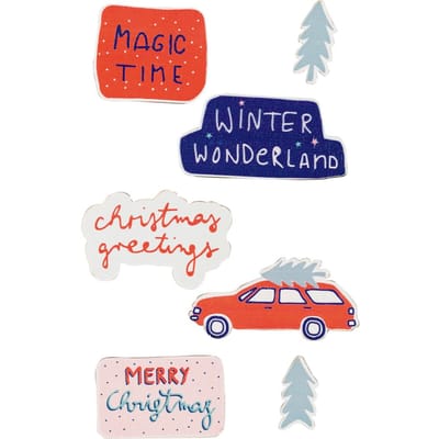 Houten sticker "Magic Time"