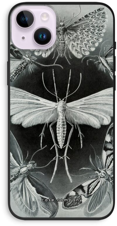 Case Company® - Hoesje geschikt voor iPhone 14 Plus hoesje - Haeckel Tineida - Biologisch Afbreekbaar Telefoonhoesje - Bescherming alle Kanten en Schermrand