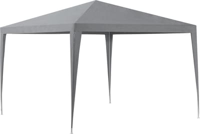 Paviljoen partytent waterdicht 3x3x2,55 m donkergrijs
