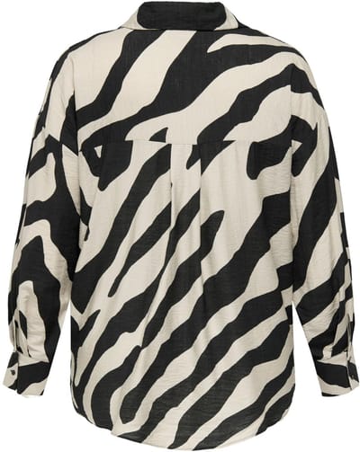 ONLY CARMAKOMA - CARBRAXI L/S SHIRT AOP - Dames - Blouses