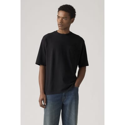 Levi's Half Sleeve Tee Jet Black Taglia: M | Magliette basic Outlet | Uomo | Nero