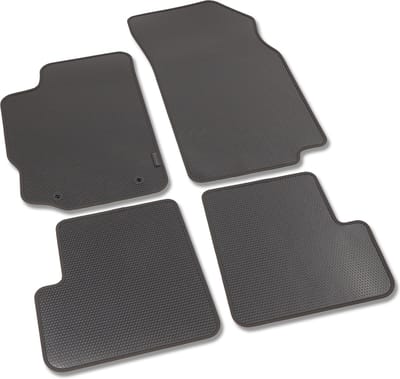 Rubber Automatten Duogrip - Geschikt voor Peugeot 406 - 1995-2004 - 4-delig - Uitvoering: Coupé / Station / Sedan | afst. bevestigingspunten (bestuurder) 24,3 cm | Variant 2